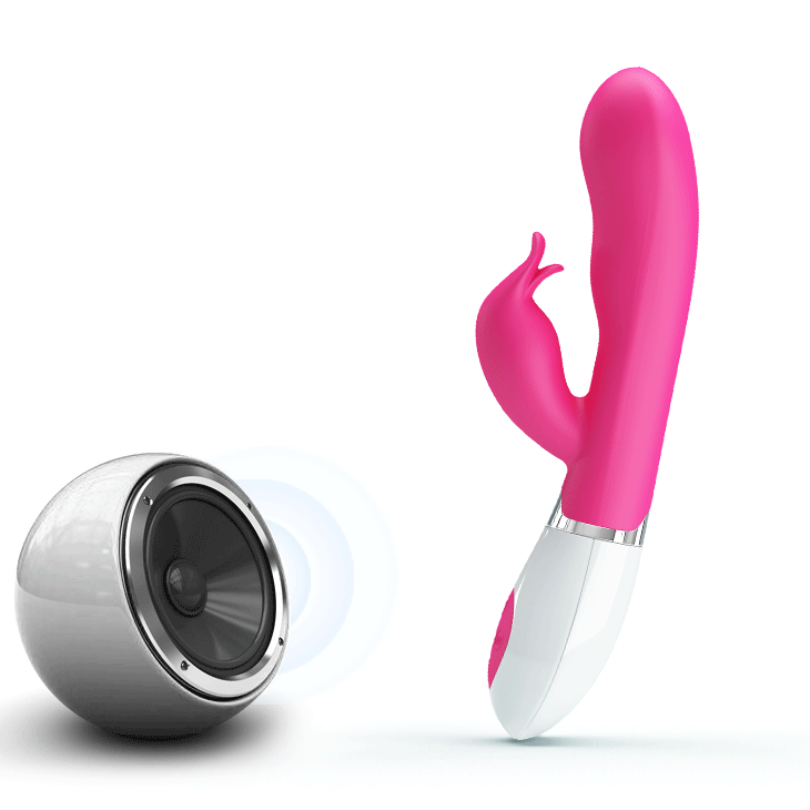 Κολπικός Και Κλειτοριδικός Δονητής - Felix Silicone Rabbit Vibrator Pink